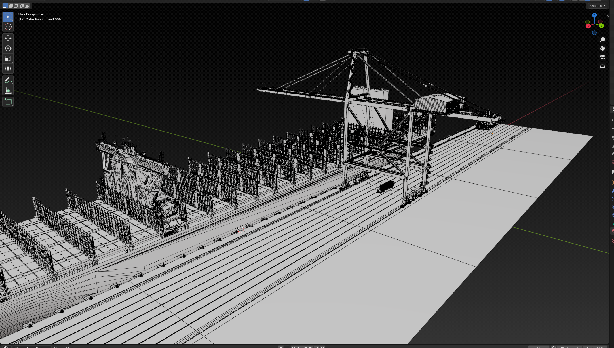 항만 시뮬레이션 게임을 위한 모델링과 Unity 그래픽 세팅, VR·AR·게임 포트폴리오 - 크몽