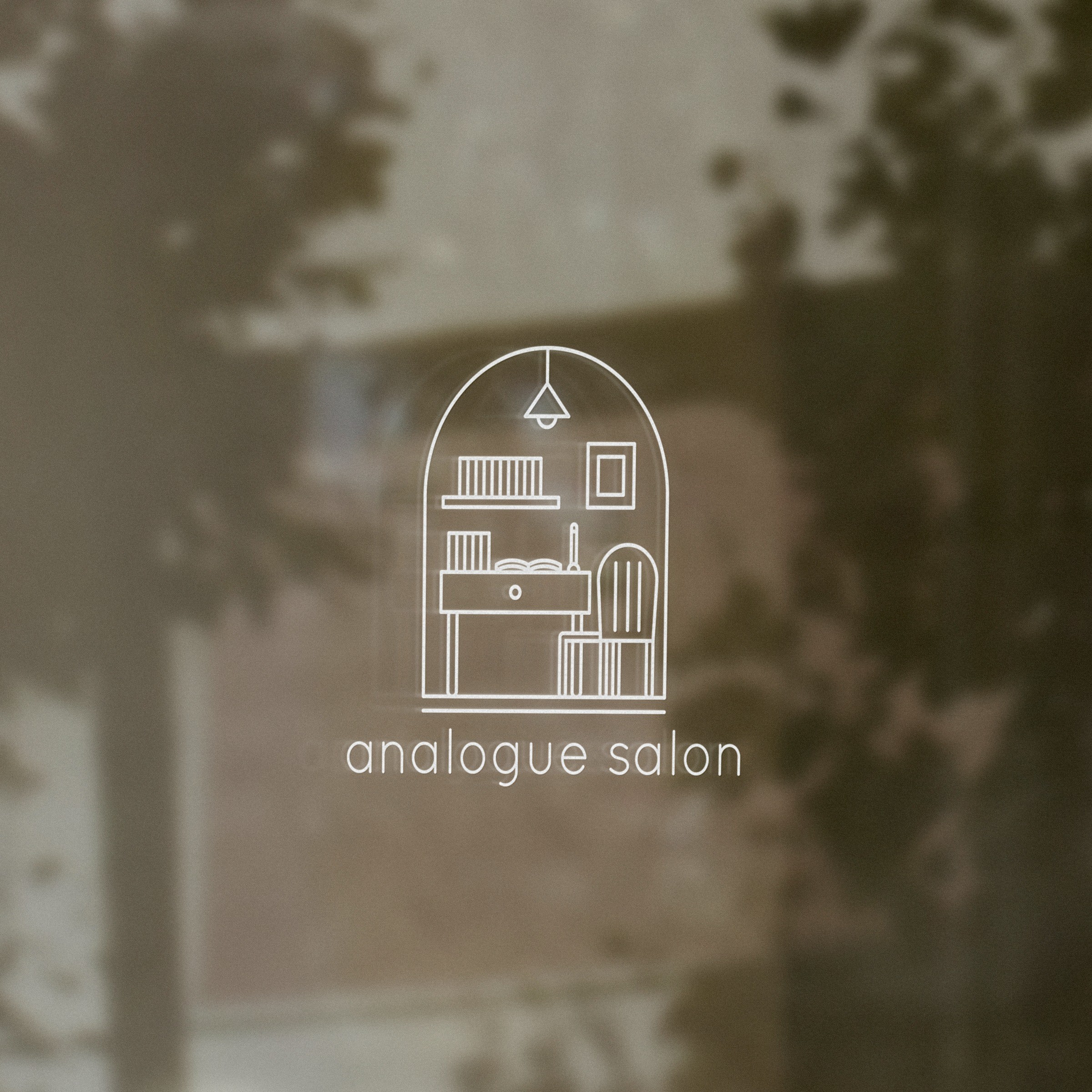 포트폴리오-analogue salon 로고 포트폴리오