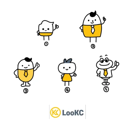포트폴리오-LooKC 캐릭터 개발, 이모티콘