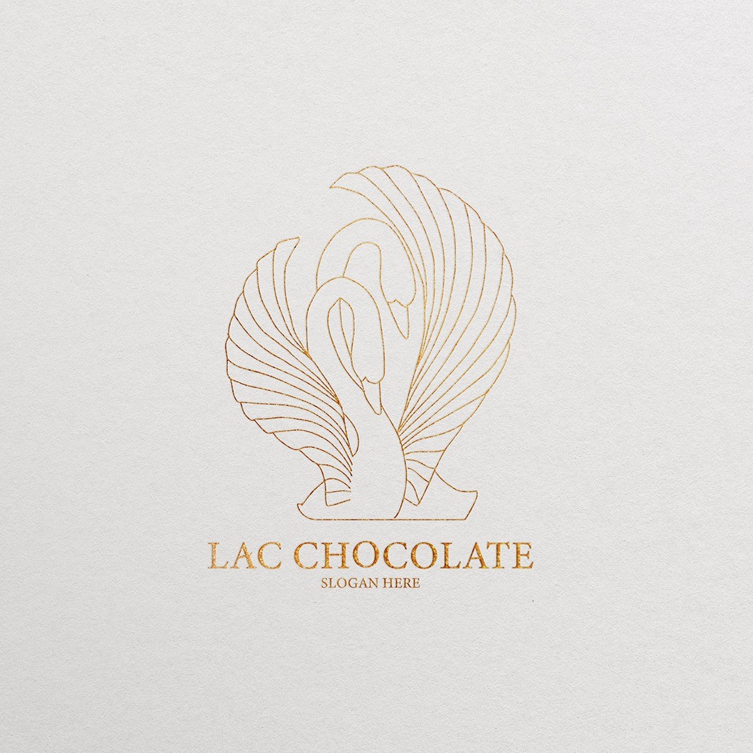 포트폴리오-라크 초콜릿 로고 디자인