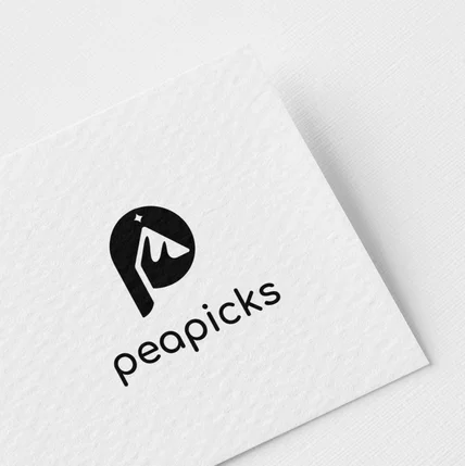 포트폴리오-'peapicks' 로고디자인