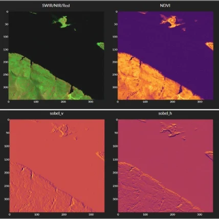 포트폴리오-Landsat 인공위성 멀티스펙트럼 Kelp 이미지를 통한 세그멘테이션(이미지분할)