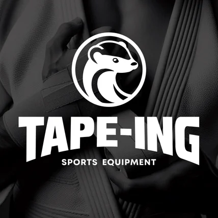 포트폴리오-운동용 테이핑 브랜드 'Tape-ing' 로고 디자인