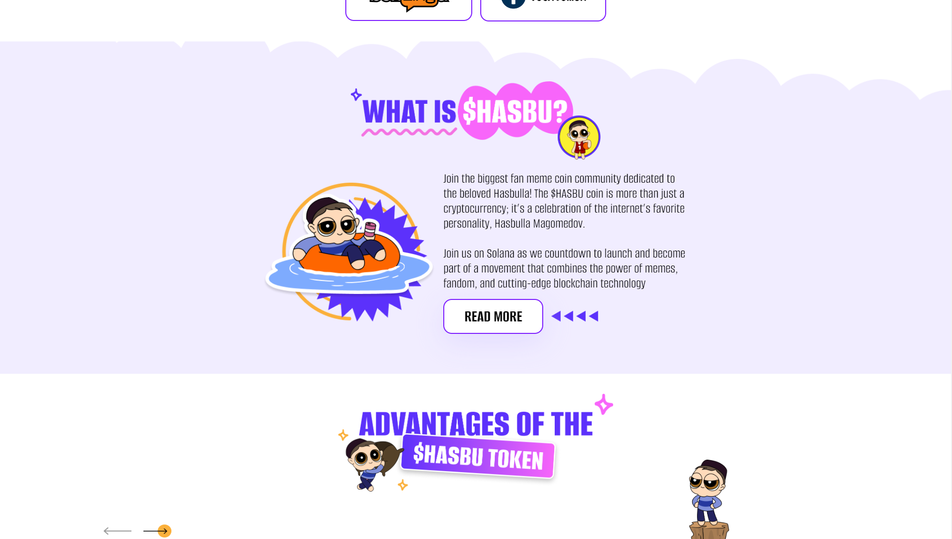 밈코인 ICO 런칭 페이지, 블록체인·NFT 포트폴리오 - 크몽