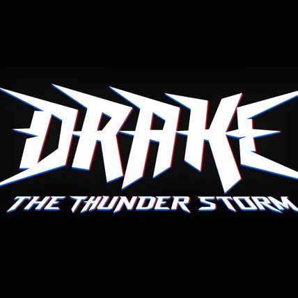 포트폴리오-미국 스토리작가 포트폴리오 Drake : The Thunder Storm 로고 디자인