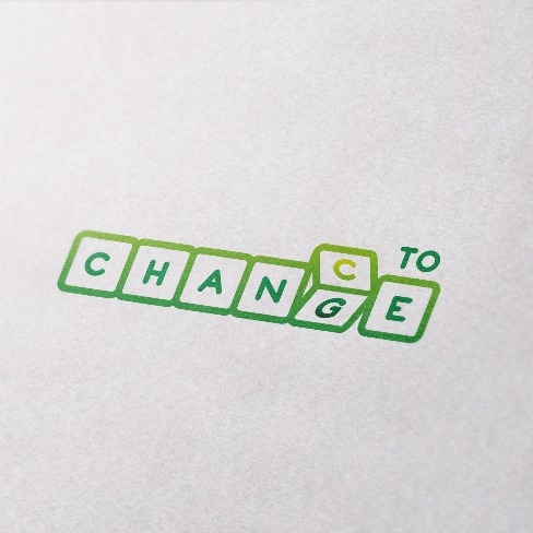포트폴리오-초록우산 어린이재단 사업 프로젝트 "CHANCE TO CHANGE" 로고입니다.