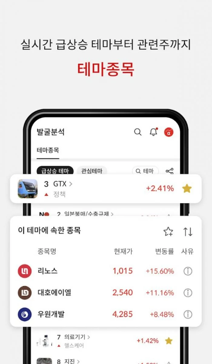 주식 주가 종목별 알림 앱 개발, 앱 포트폴리오 - 크몽