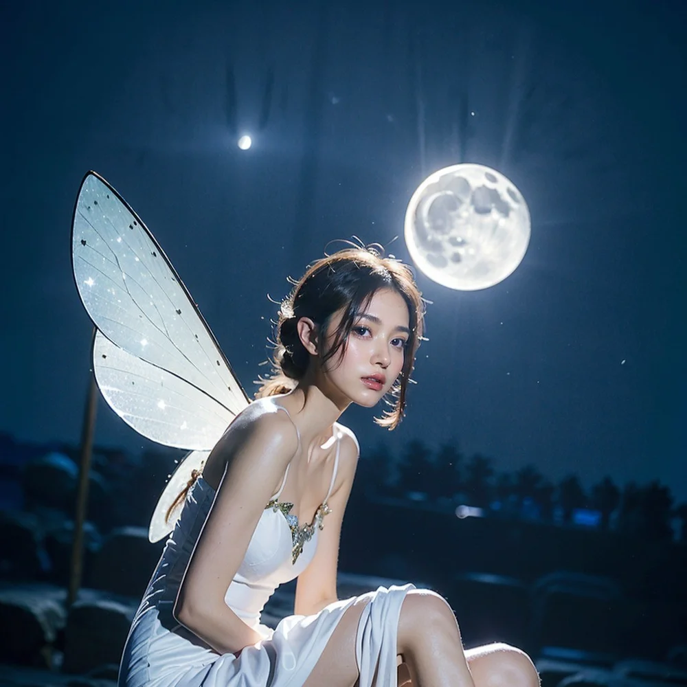 AI 실사 모델(요정컨셉), AI 디자인 포트폴리오 - 크몽