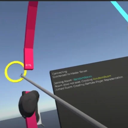 포트폴리오-VR 3D 무기 사용 및 캐릭터 이동