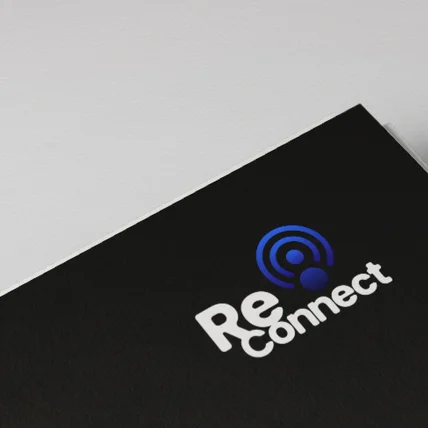 포트폴리오-청년 성장 응원 플랫폼 'Re:connect' 로고