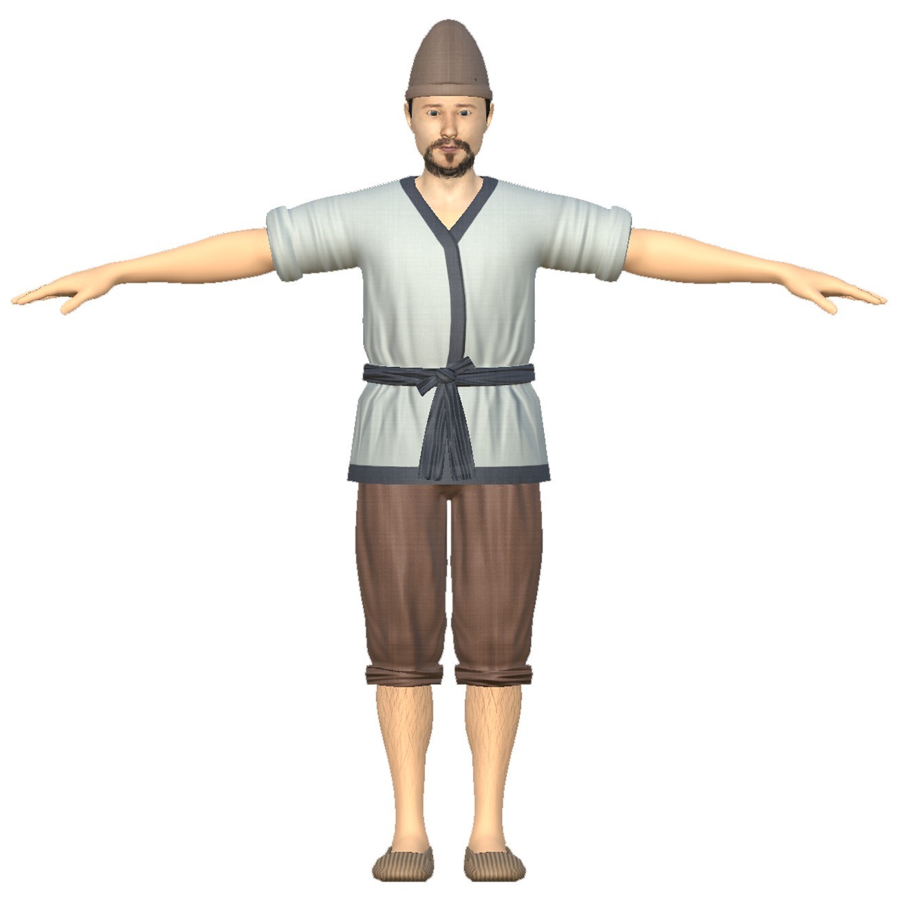 포트폴리오-역사물 3D 캐릭터 제작_평민 남성