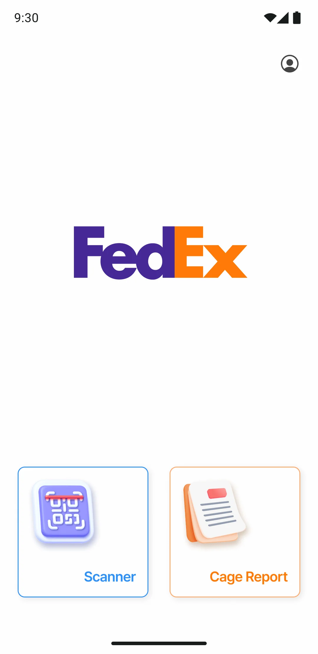 Fedex 바코드 스캐너, 앱 포트폴리오 - 크몽