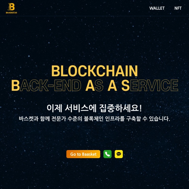 포트폴리오-BAAS 플랫폼