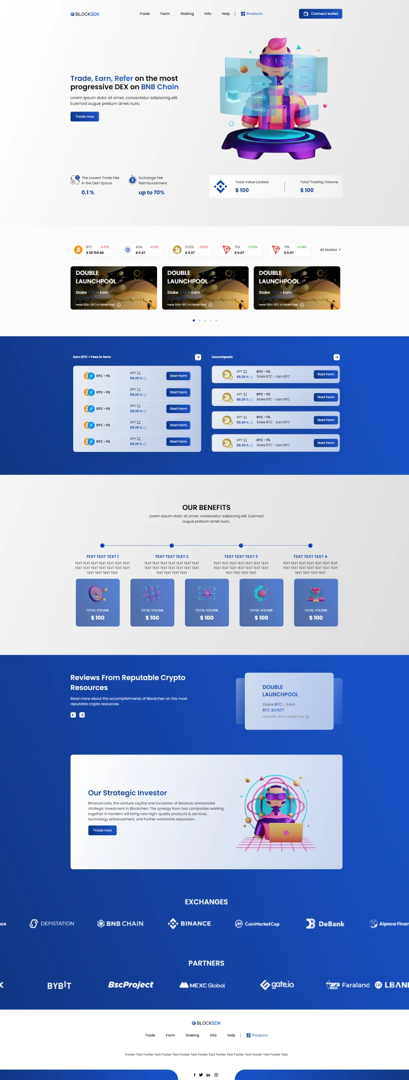 탈중앙 DEX 거래소 2, 블록체인·NFT 포트폴리오 - 크몽
