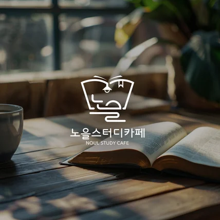 포트폴리오-스터디카페로고 로고제작 로고디자인 bi ci