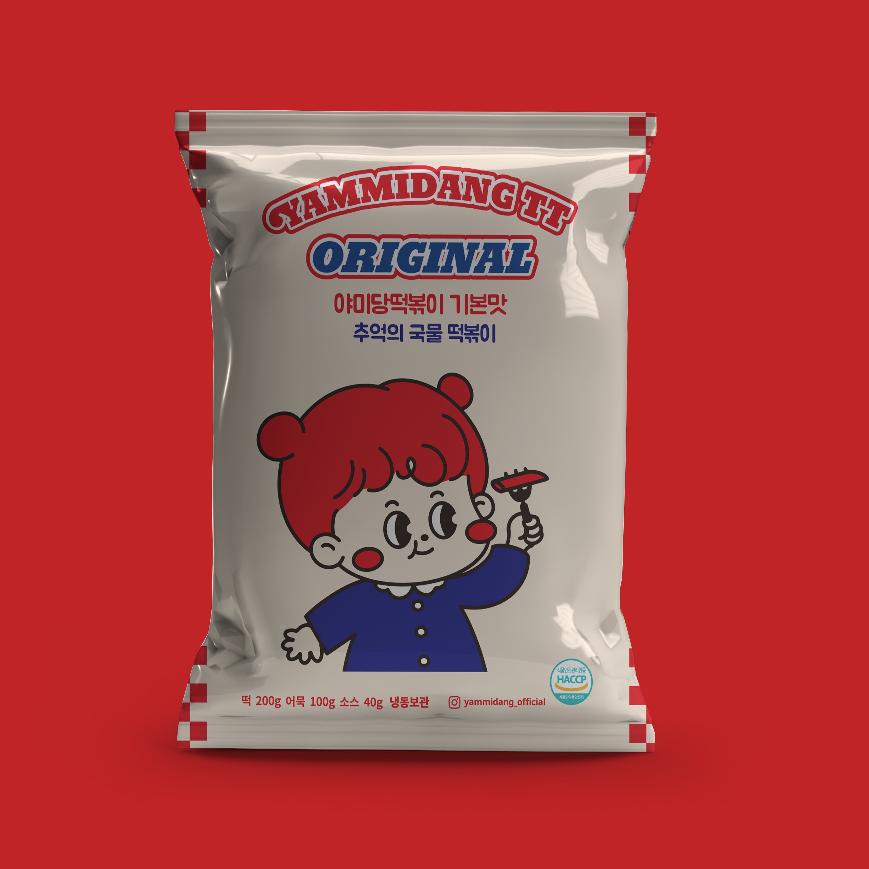 파우치형 패키지_분식편, 패키지 포트폴리오 - 크몽
