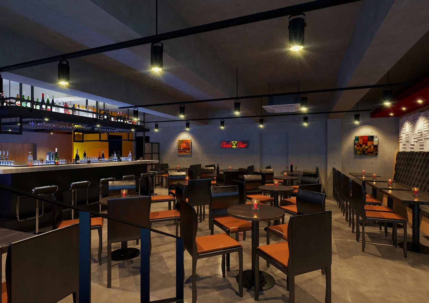 Bar 인테리어 3D, 도면 제작·수정 포트폴리오 - 크몽
