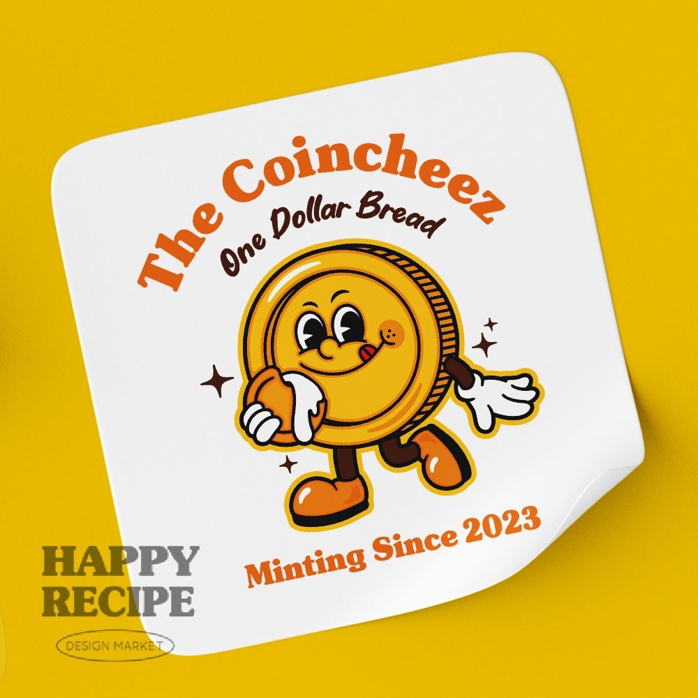 포트폴리오-브랜드 [The Coincheez Mint] 캐릭터 로고 디자인
