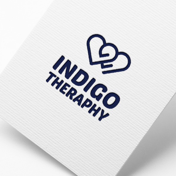 포트폴리오-'INDIGO THERAPHY' - 로고 디자인