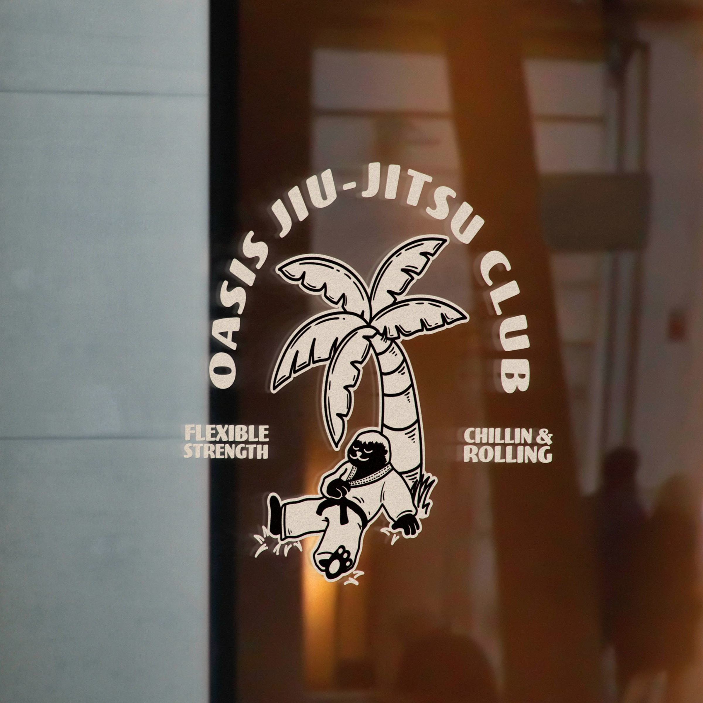 포트폴리오-주짓수 도장 '오아시스 주짓수'  캐릭터 디자인