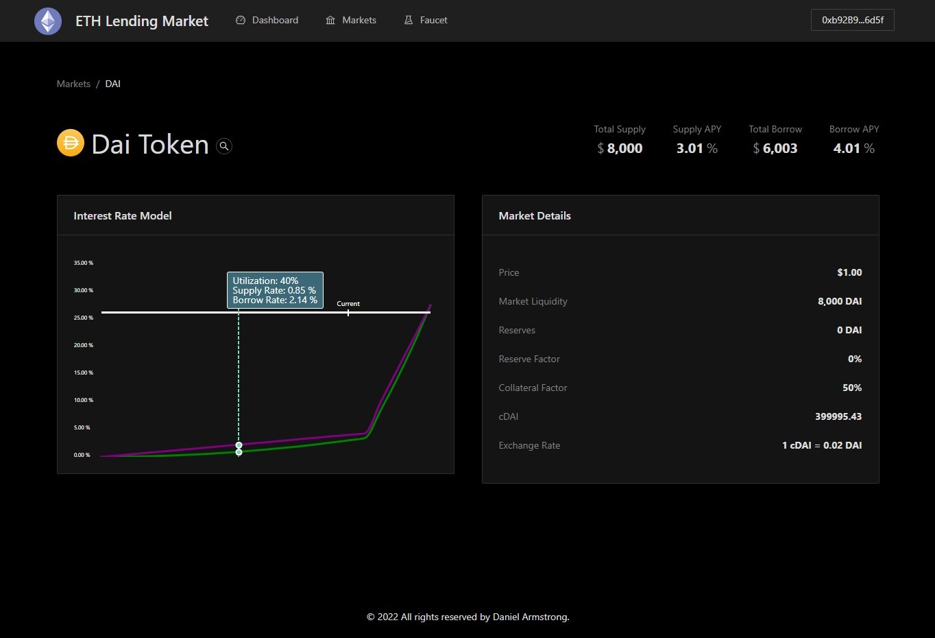 이더리움 가상자산 대출 플랫폼, 홈페이지 신규 제작 포트폴리오 - 크몽