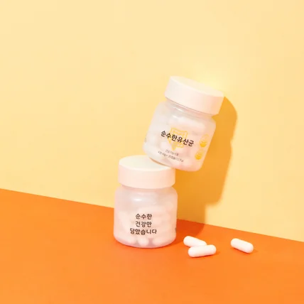 포트폴리오-[촬영/기획/보정] 순수한유산균 건강기능식품 촬영