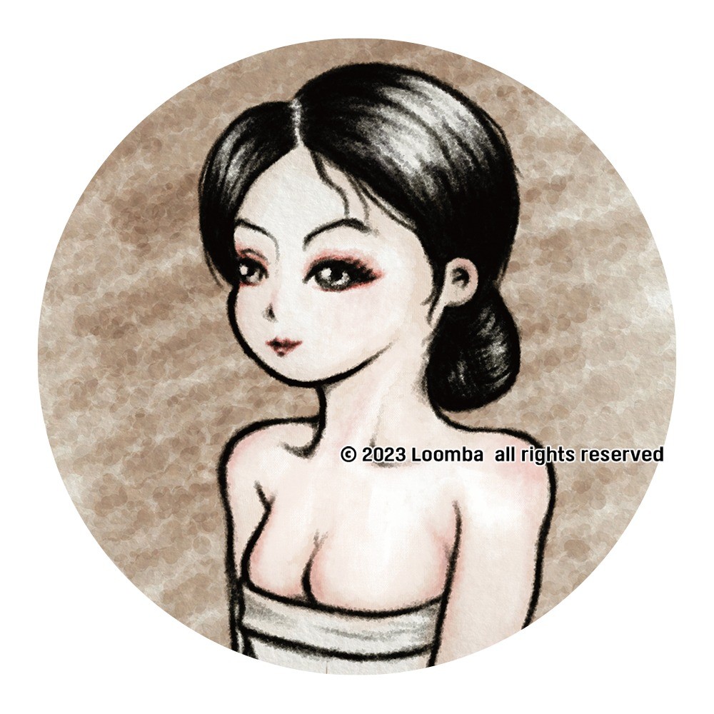 포트폴리오-동양적인 느낌의 캐릭터 일러스트