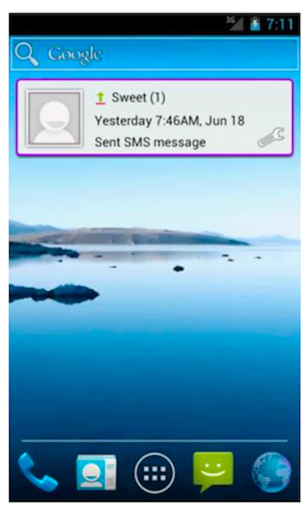 SMS/MMS Widget, 앱 포트폴리오 - 크몽