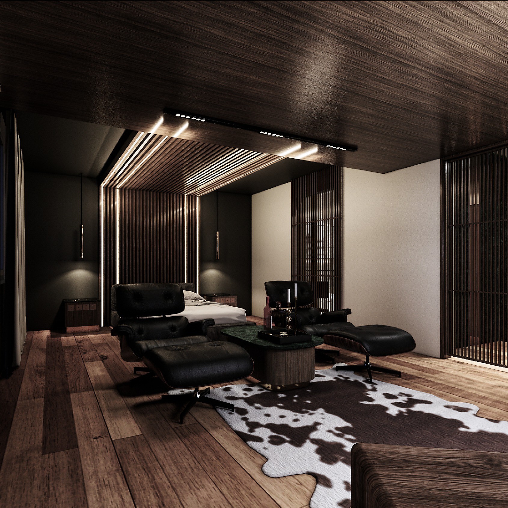 포트폴리오-호텔 객실룸 인테리어 디자인 설계
