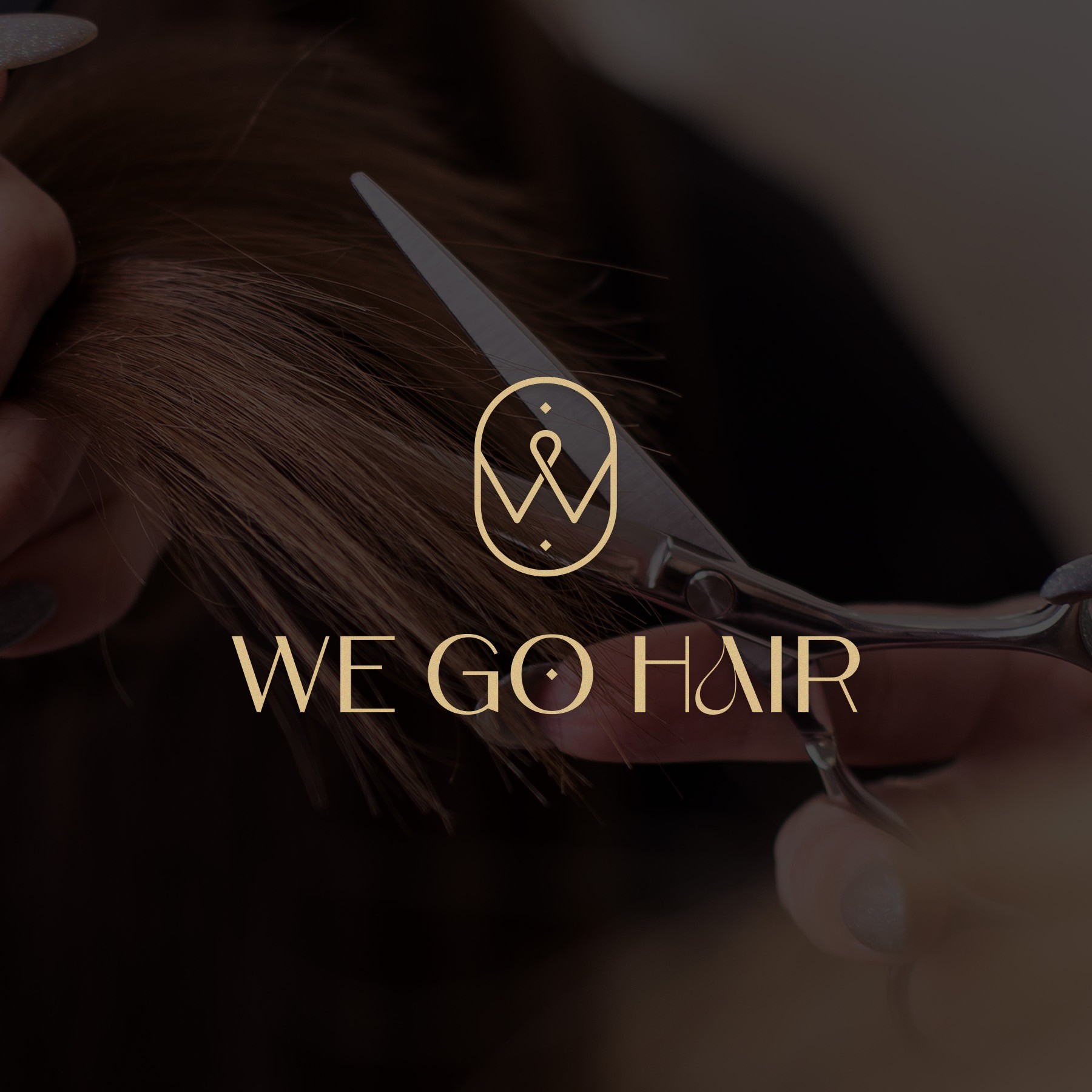 WE GO HAIR(위고헤어)｜헤어살롱(Hair salon), 로고 디자인 포트폴리오 - 크몽