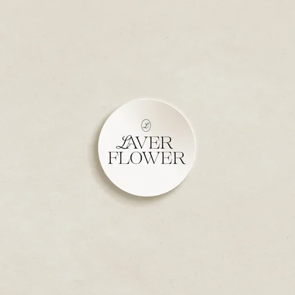 포트폴리오-LAVER FLOWER 플라워샵 로고