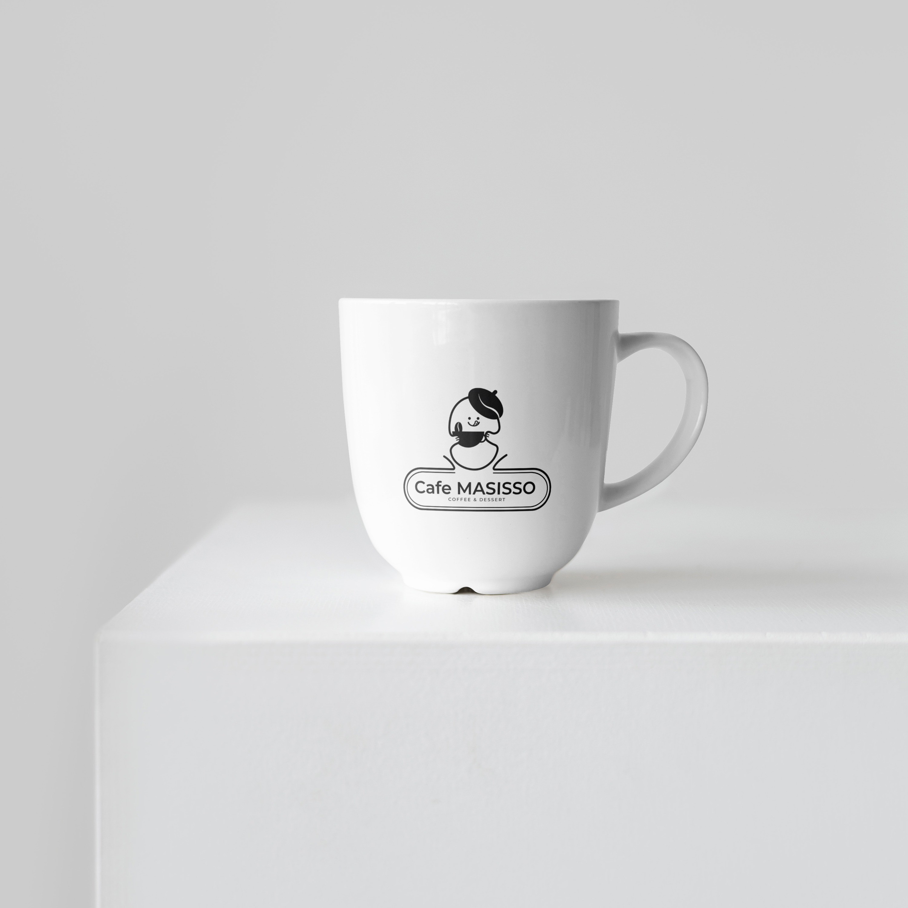 포트폴리오-cafe masisso 캐릭터 로고