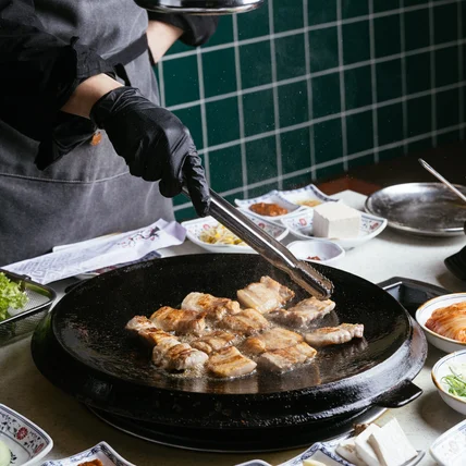 포트폴리오-[음식 촬영 및 보정] 진짜무쇠삼겹 루원시티점 메뉴 사진 촬영