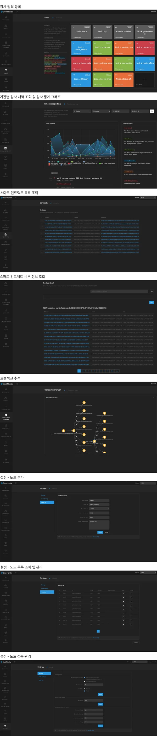 블록체인 모니터링 사이트 블록모니터, 블록체인·NFT 포트폴리오 - 크몽
