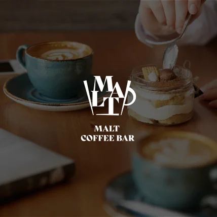 포트폴리오-MALT COFFEE BAR 로고디자인