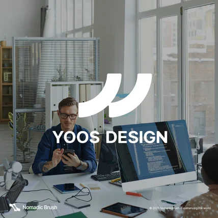 포트폴리오-웹디자인스튜디오 YOOS DESIGN 로고 디자인
