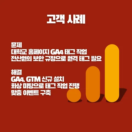 포트폴리오-대학교 공식 홈페이지의 보안 규정에 따른 GA4 원격 구축 사례