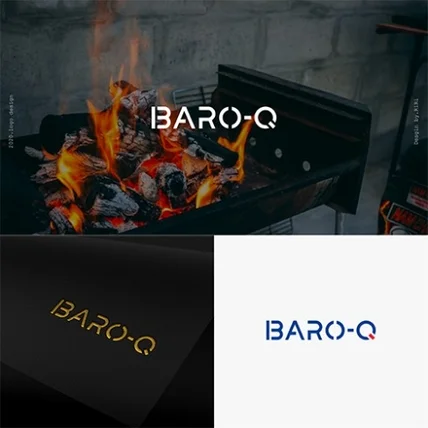 포트폴리오-BARO-Q 로고 디자인