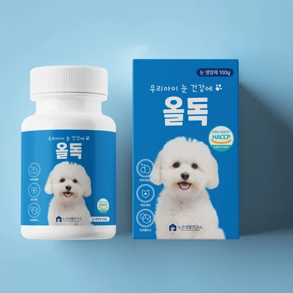 포트폴리오-[패키지 디자인] 올독 반려견 영양제
