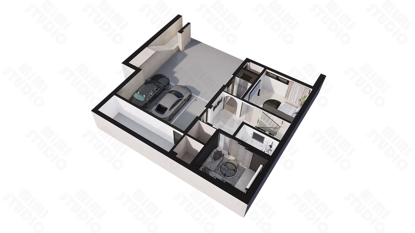 town house interior design, 3D 공간 모델링 포트폴리오 - 크몽