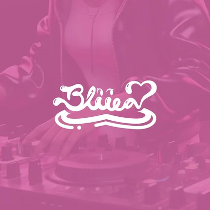 포트폴리오-DJ 디제이 로고디자인 'BLUEA'