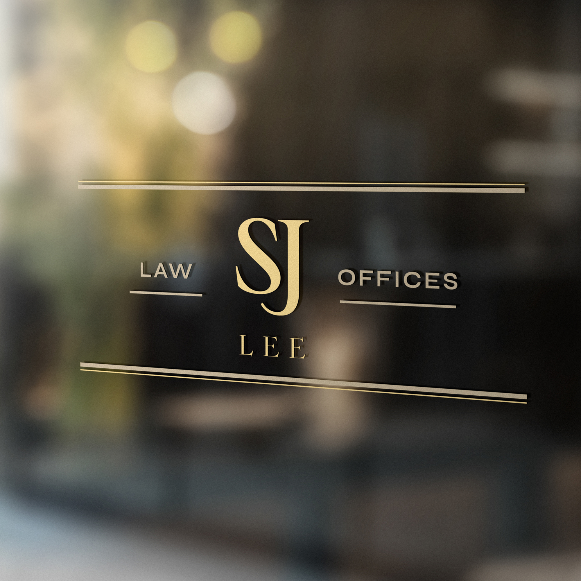 변호사 사무실 로고 _ SJ LEE LAW OFFICES 로고디자인 로고제작, 로고 디자인 포트폴리오 크몽