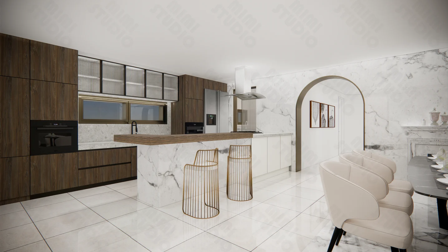 town house interior design, 3D 공간 모델링 포트폴리오 - 크몽