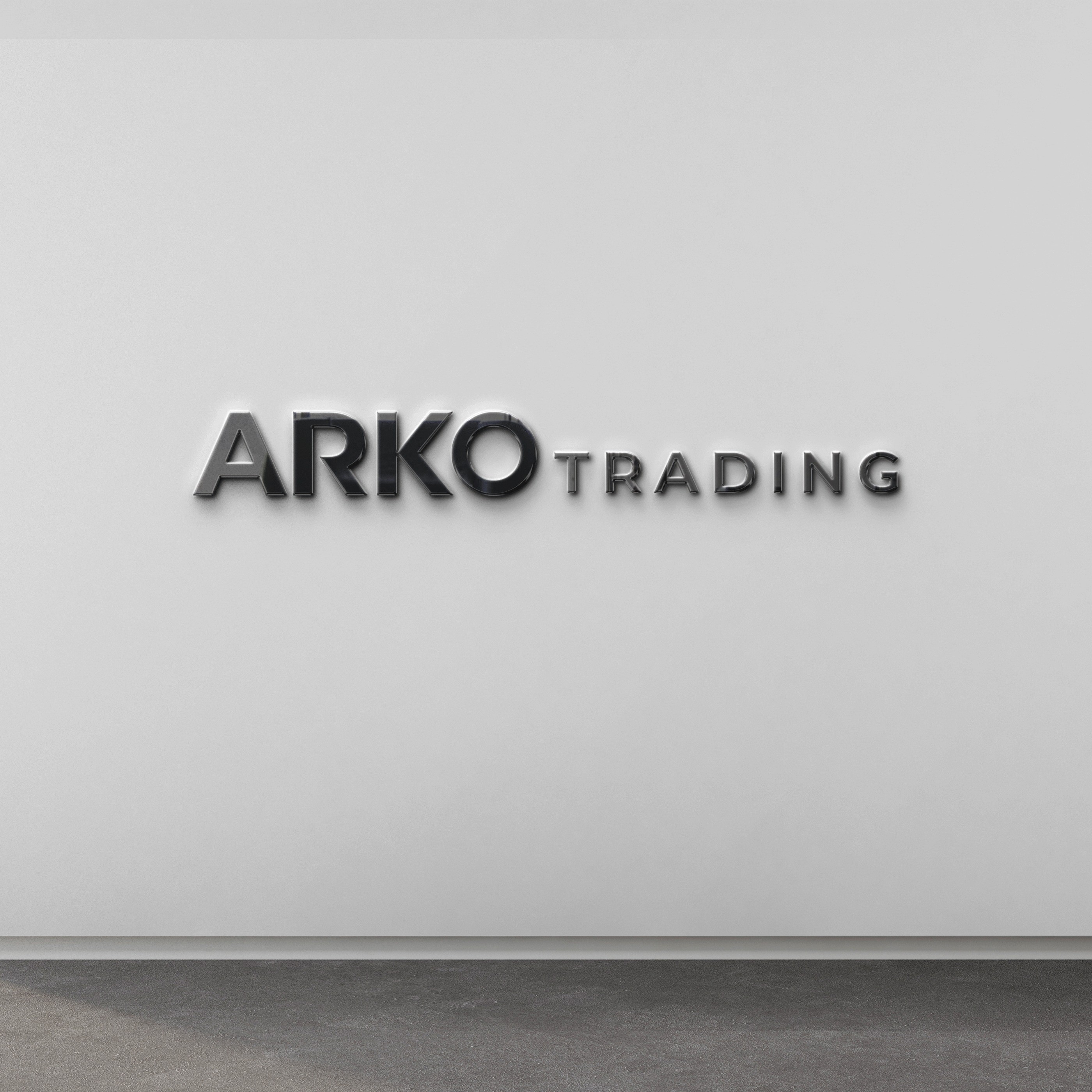 포트폴리오-ARKO TRADING 로고디자인