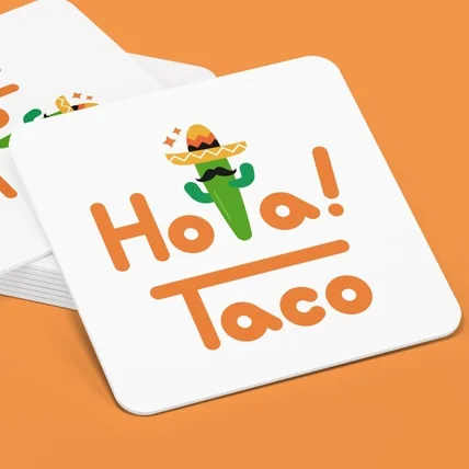 포트폴리오-타코 전문점 브랜드 'Hola!Taco' 로고 디자인