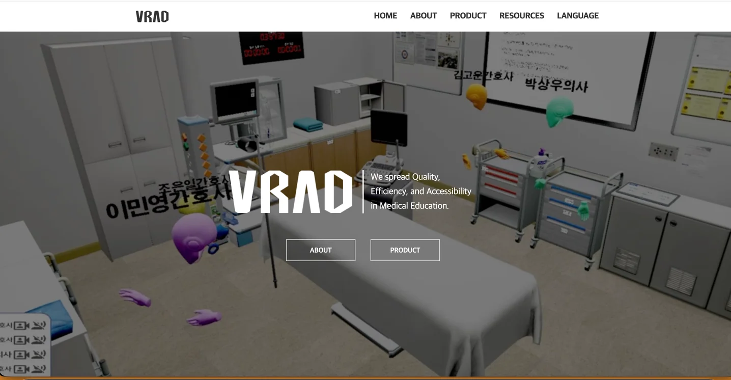 [디자인/번역] VRAD 홈페이지 & 콘텐츠 로컬라이제이션, 앱·모바일 UI·UX 포트폴리오 - 크몽