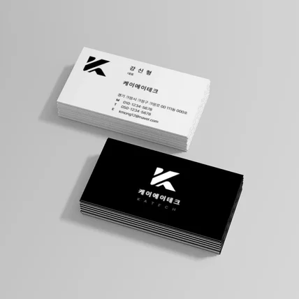 포트폴리오-케이에이테크 명함