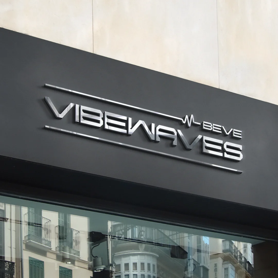 VibeWaves BEVE LOGO, 로고 디자인 포트폴리오 - 크몽