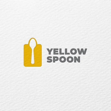 포트폴리오-밀키트 프랜차이즈 YELLOW SPOON 로고 디자인