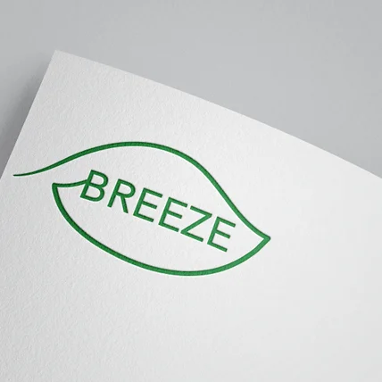 포트폴리오-BREEZE 로고 디자인